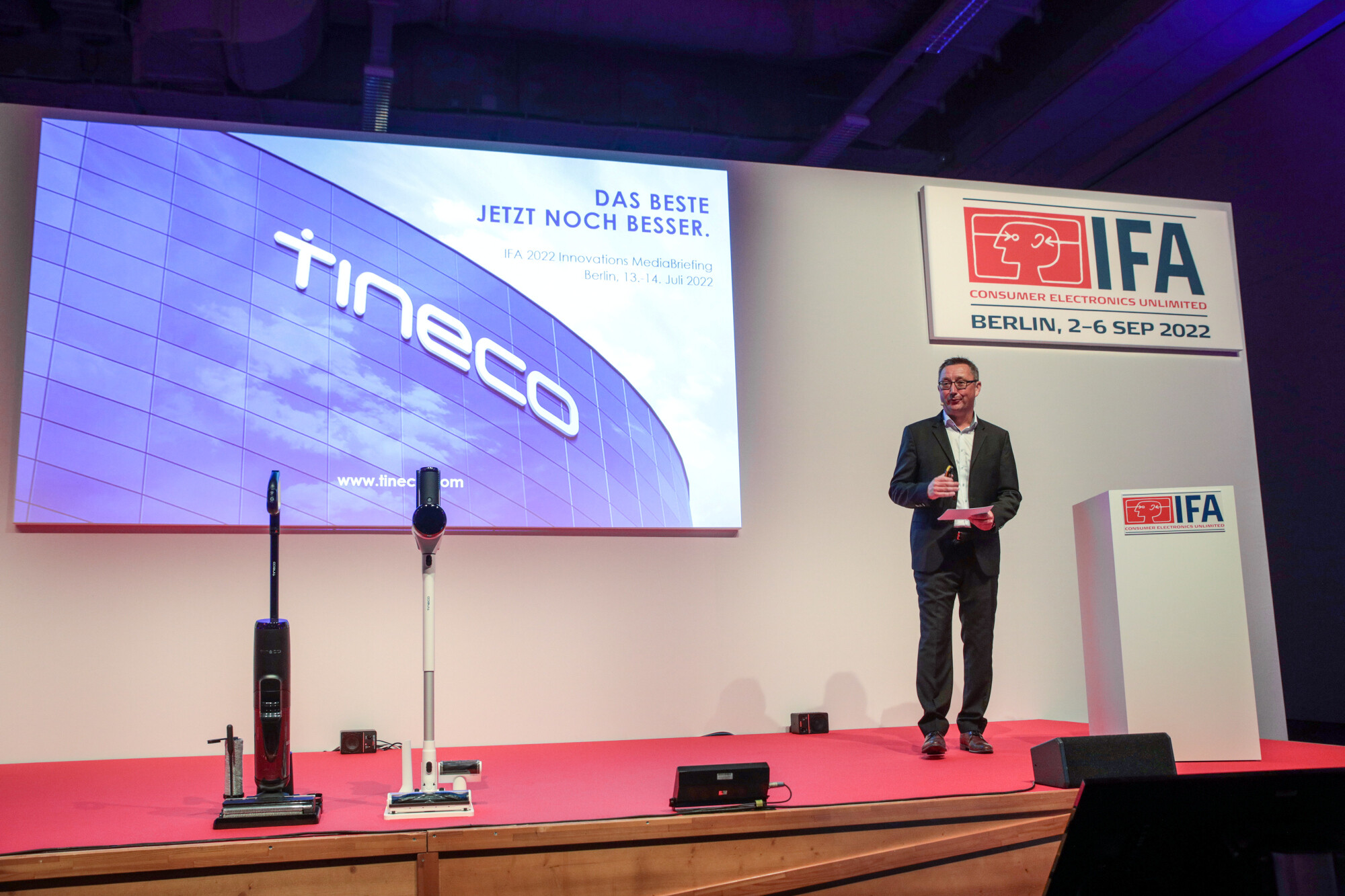 Tineco's Marco Getz talks about how to revolutionise everyday appliances like floor cleaners and toasters at IFA IMB 2022